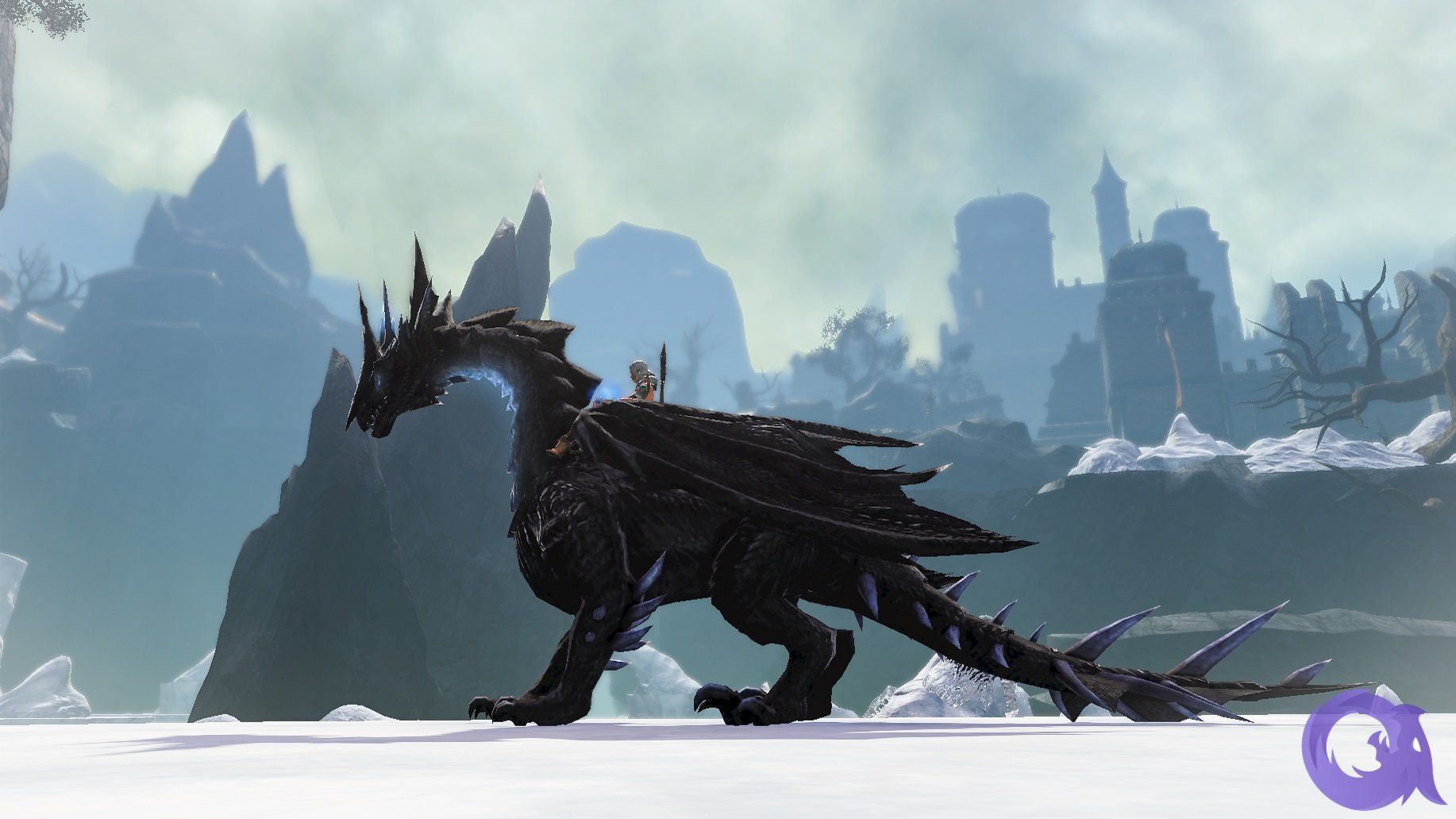 black lightning dragon