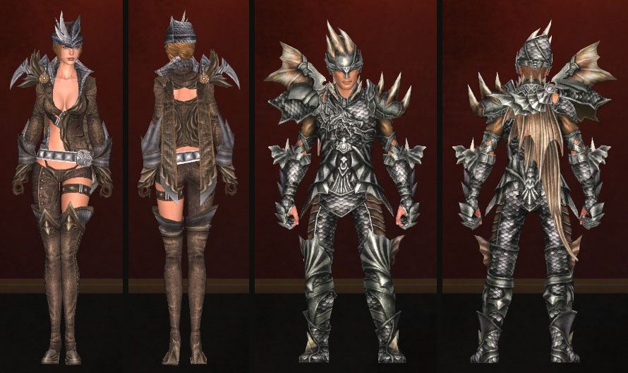 Bronze Dragon Set